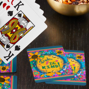 Stilvoll Hübscher Typ Seien Sie freundlich Spielkarten