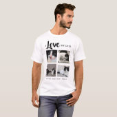 Stilvoll | I LIEBE | Katze | FOTO T-Shirt (Vorne ganz)