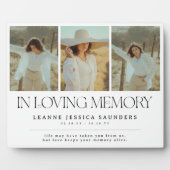 Stilvoll im Lassend Gedächtnis FotoCollage Fotoplatte (Vorderseite)