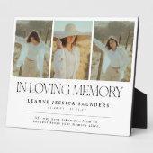 Stilvoll im Lassend Gedächtnis FotoCollage Fotoplatte (Seite)