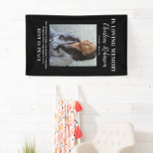 Stilvoll in der Erinnerung | Foto-Memorial-Banner Banner (Insitu)