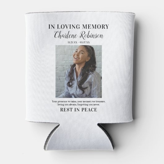 Stilvoll in der Erinnerung | Foto Memorial Dosenkühler (Vorderseite)