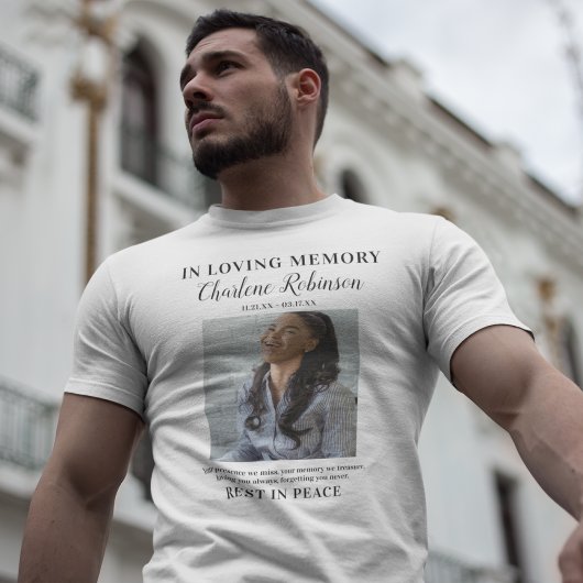 Stilvoll in der Erinnerung | Foto Memorial T - Shi T-Shirt