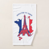 Stilvoll in PARIS Monogramm Badhandtuch Set (Handtuch)