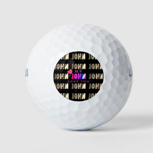 Stilvoll, intelligenter Golfball für John (Vorderseite)