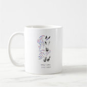 Stilvoll Jumping Jumper Horse Kaffeetasse (Links)