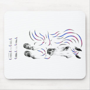 Stilvoll Jumping Jumper Horse Mousepad