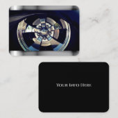 Stilvoll klassisch, Auto Visitenkarte (Vorne/Hinten)