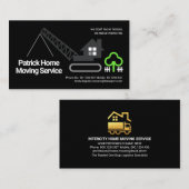 Stilvoll kreativer Zuhause-Bewegender Kran Visitenkarte (Vorne/Hinten)