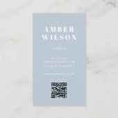 Stilvoll kühne Coole einzigartige moderne Typograf Visitenkarte (Rückseite)