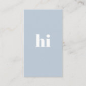 Stilvoll kühne Coole einzigartige moderne Typograf Visitenkarte (Vorderseite)