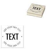 Stilvoll kühne, moderne Texte Gummistempel (Stempel)