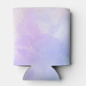 Stilvoll Lila rosa Blau Abstrakte Wasserfarbe Dosenkühler (Rückseite)
