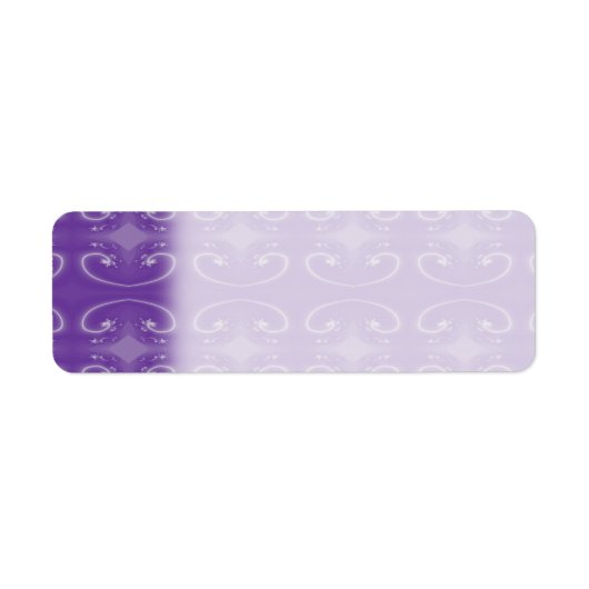 Stilvoll Lila Swirl-Muster. (Vorne)
