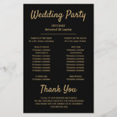 Stilvoll Lila und Gold (Rückseite)