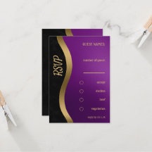 Stilvoll Lila und Gold