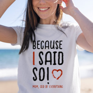 Stilvoll lustige Chefin Mama Sprüche Humor Typogra T-Shirt