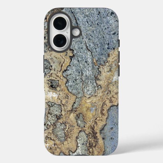 Stilvoll Luxuriöser zeitloser grauer Marmorstein Case-Mate iPhone Hülle (Rückseite)