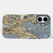 Stilvoll Luxuriöser zeitloser grauer Marmorstein Case-Mate iPhone Hülle (Rückseite (Horizontal))