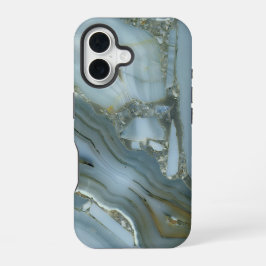 Stilvoll Luxuriöses zeitloses Gray Gold Marmor iPhone 16 Hülle