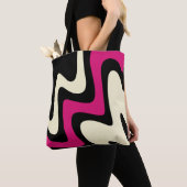 Stilvoll Magenta Beige Black Tasche (Von Nahem)