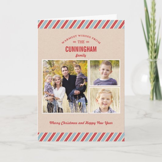 Stilvoll Mailed Weihnachten / Feiertagskarte (Vorderseite)