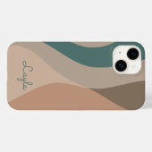 Stilvoll Minimalistisch Boho Abstrakt Case-Mate iPhone Hülle (Rückseite (Horizontal))