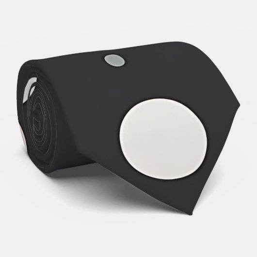 Stilvoll Minimalistisch Dot Neck Tie Krawatte (Gerollt)