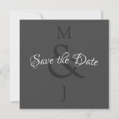 Stilvoll Minimalistisch Save the Date (Vorderseite)