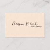 Stilvoll Minimalistisch Visitenkarte (Vorderseite)