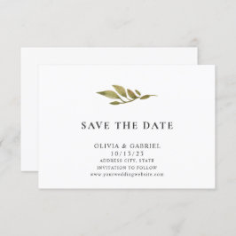 Stilvoll Minimalistische Elegante Typografie Geret Save The Date