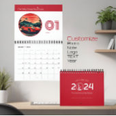 Stilvoll Minimalistischer Wall-Kalender für Untern Kalender