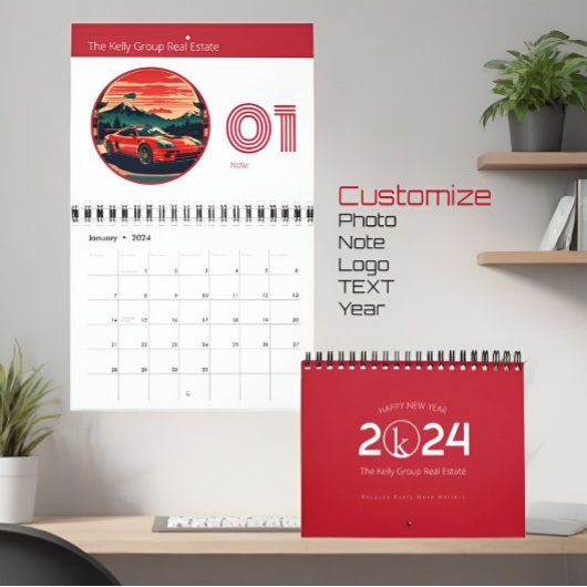 Stilvoll Minimalistischer Wall-Kalender für Untern Kalender