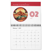 Stilvoll Minimalistischer Wall-Kalender für Untern Kalender (Feb 2027)