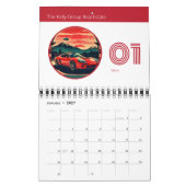 Stilvoll Minimalistischer Wall-Kalender für Untern Kalender (Jan 2027)