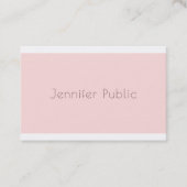 Stilvoll minimalistisches modernes Design Trendy P Visitenkarte (Vorderseite)