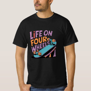 Stilvoll mit Designs für Coole Skater abgelegt T-Shirt