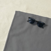 Stilvoll mit Monogramm Anfangsbuchstabe B grau Strandtuch (Beispiel)