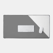 Stilvoll Mittelgrauer, weißer, schlanker Eckblock Schreibtischunterlage (Tastatur & Maus)