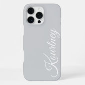 STILVOLL MODERN ELEGANTER KLASSISCHER INDIVIDUELLE iPhone HÜLLE (Rückseite)