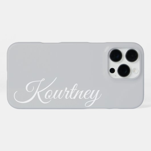 STILVOLL MODERN ELEGANTER KLASSISCHER INDIVIDUELLE iPhone HÜLLE (Rückseite (Horizontal))