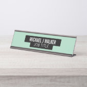 Stilvoll & modern - Jede Farbe - grenzt an Schreibtischnamensplakette (Vorderseite )