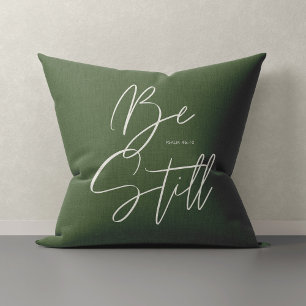 Stilvoll modern sein Stilltext Psalm Farbe. Kissen