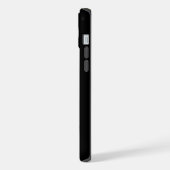 Stilvoll moderne abstrakte Wirbel in Schwarz iPhone Hülle (Linke Seite)