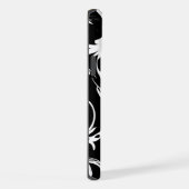 Stilvoll moderne abstrakte Wirbel in Schwarz iPhone Hülle (Rechte Seite)