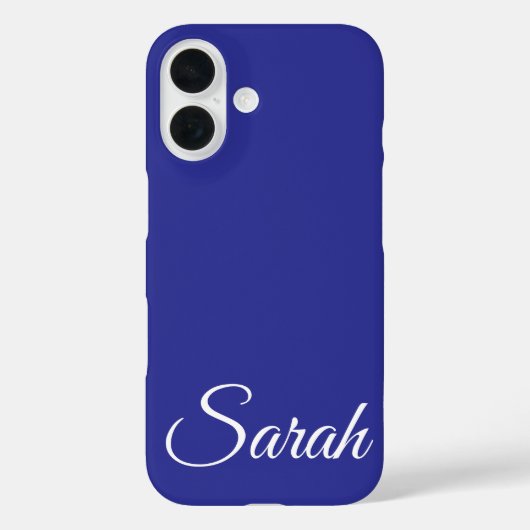 Stilvoll moderner klassischer, individueller Name Case-Mate iPhone Hülle (Rückseite)