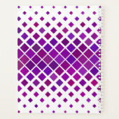 Stilvoll moderner Lila Grafikdesign-Planer Planer (Rückseite)