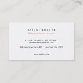 Stilvoll moderner Rosa Kosmetologe Visitenkarte (Rückseite)