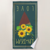 Stilvoll moderner Sommer Strandtuch (Vorderseite)