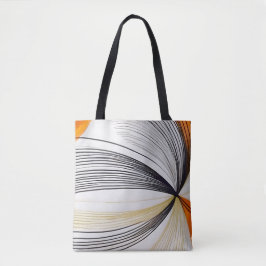 Stilvoll modernes abstrakt Art Chic Herbstthema Tasche